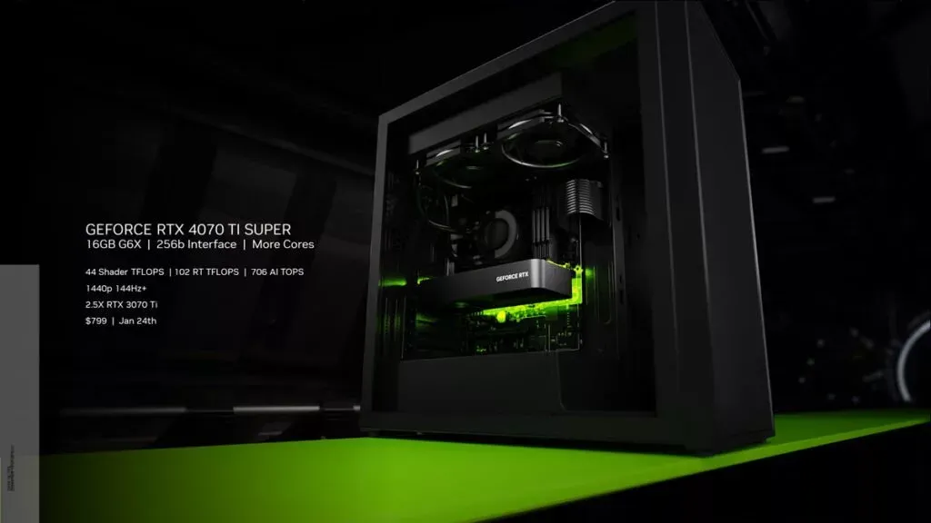 کارت گرافیک انویدیا RTX 4070 Ti SUPER