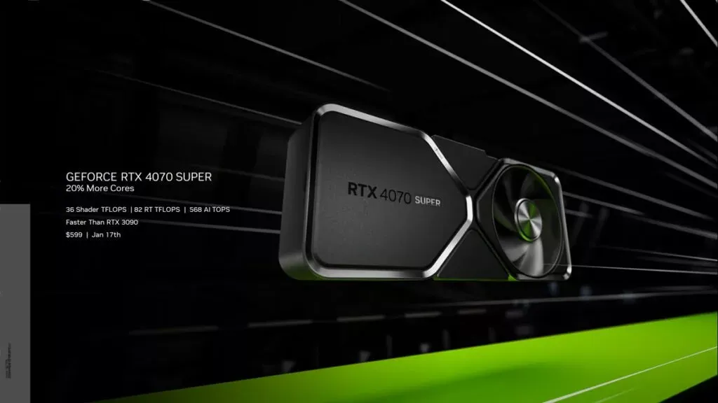 کارت گرافیک انویدیا RTX 4070 SUPER