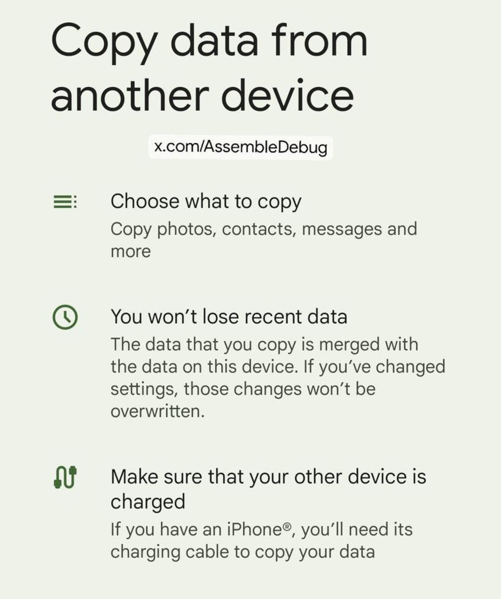 اسکرین شات قابلیت Restore Anytime اندروید