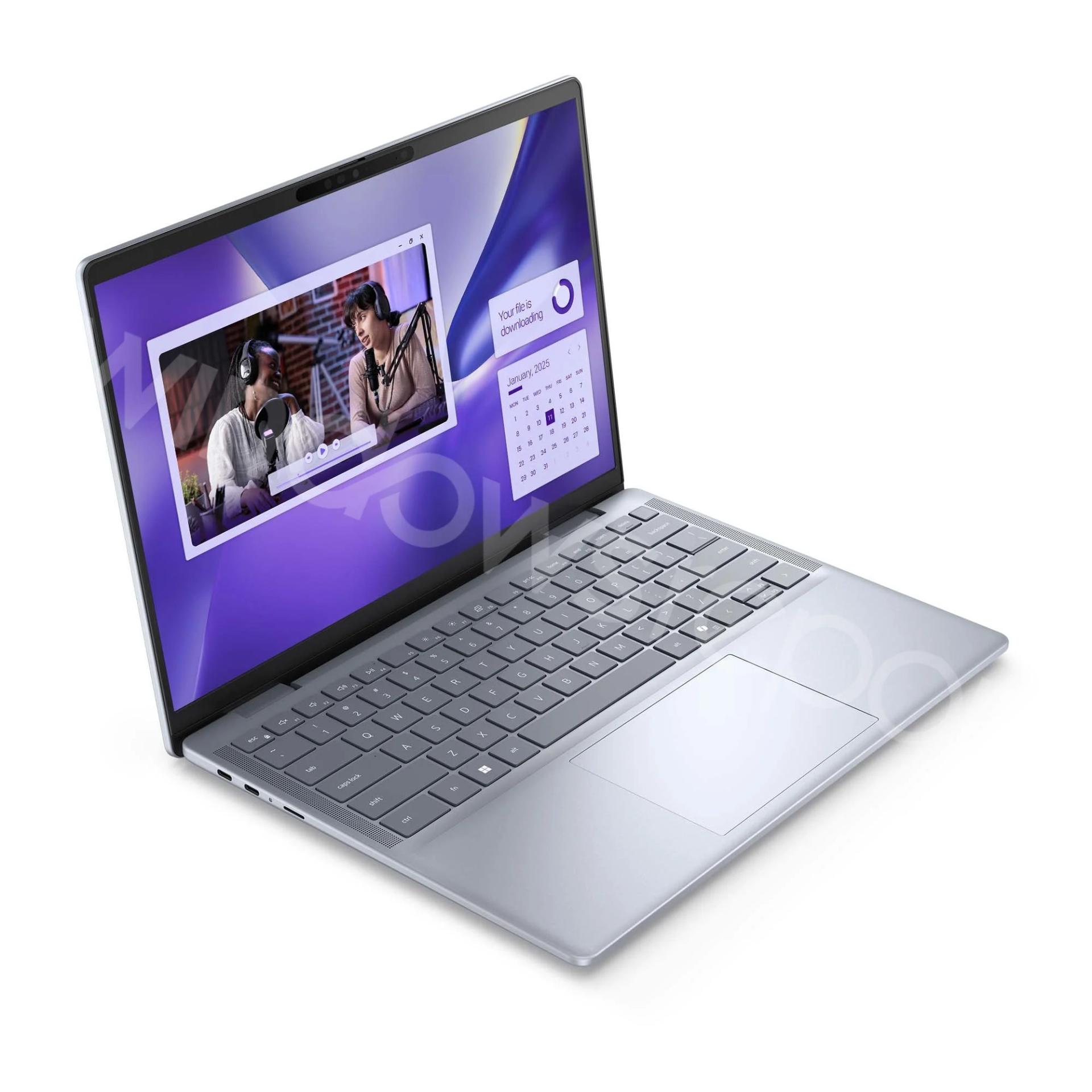 رندر رسمی فاششده از لپتاپ دل Inspiron 14 7441 Plus نمای جلو