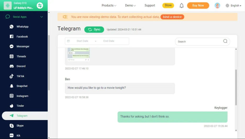 خواندن پیام تلگرام بدون تیک خوردن بابرنامه