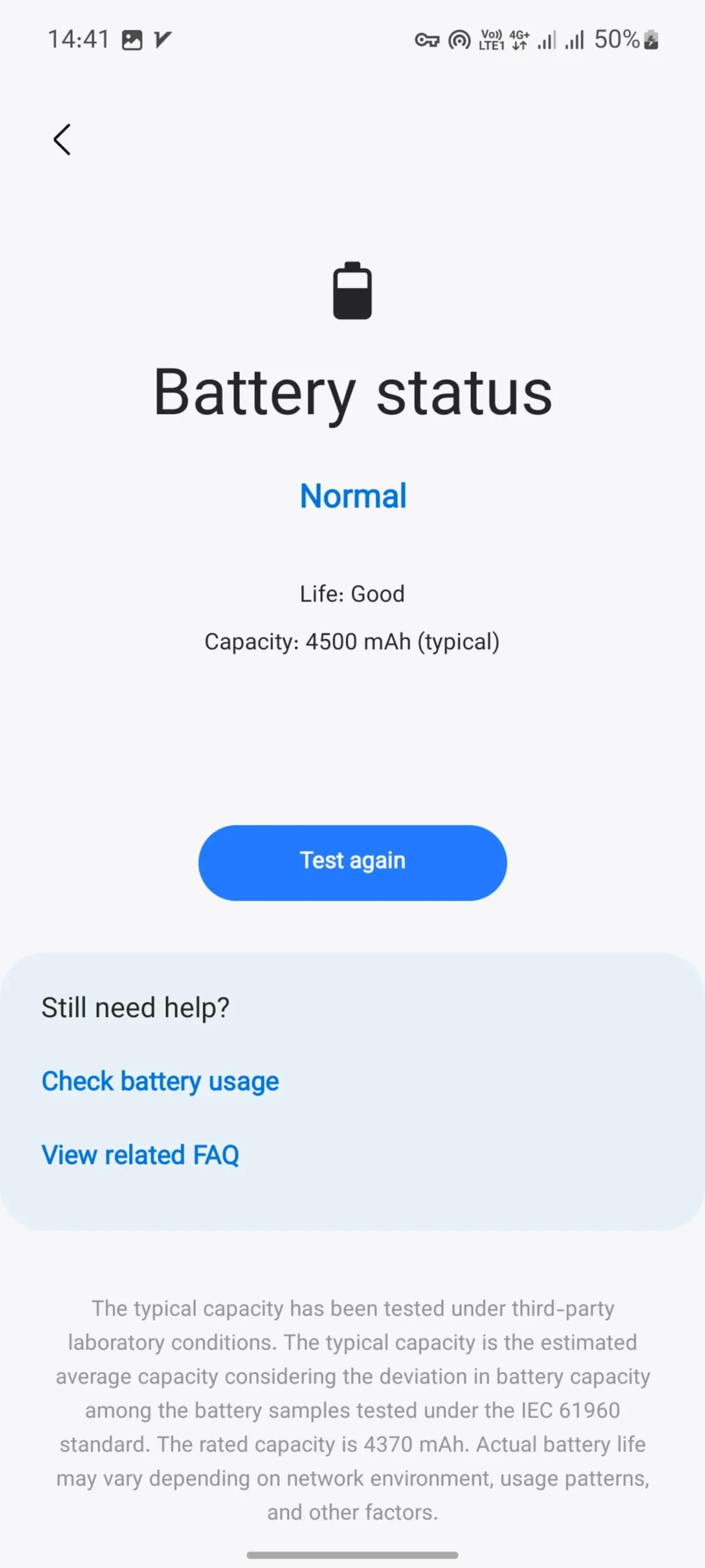 نمایش وضعیت باتری در Samsung Members