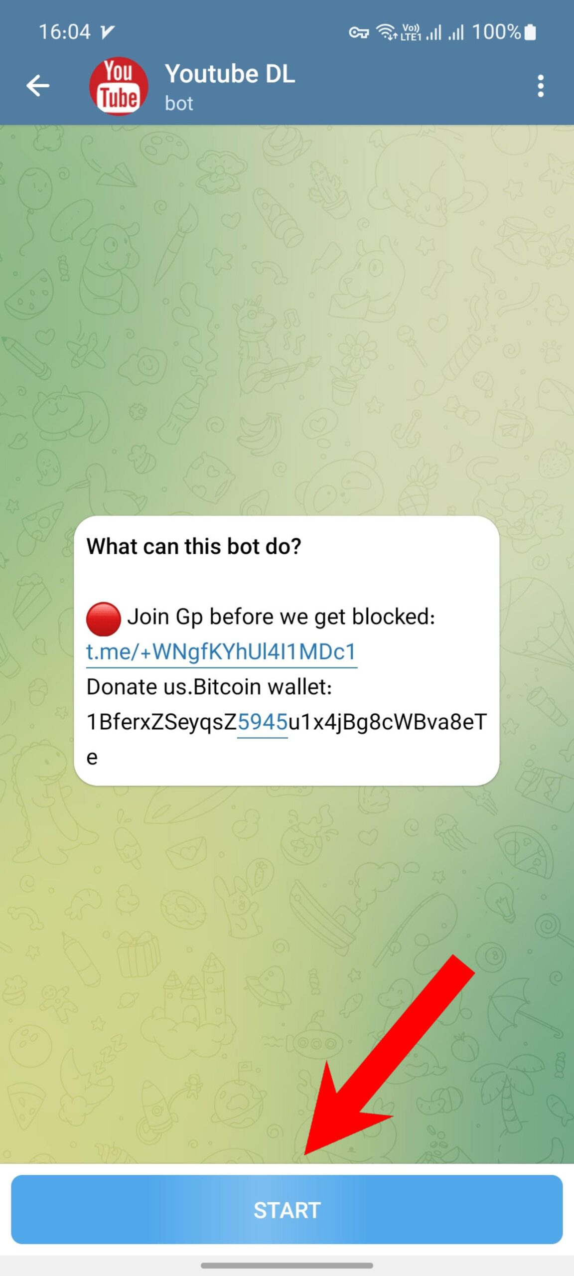 دانلود از یوتیوب در تلگرام