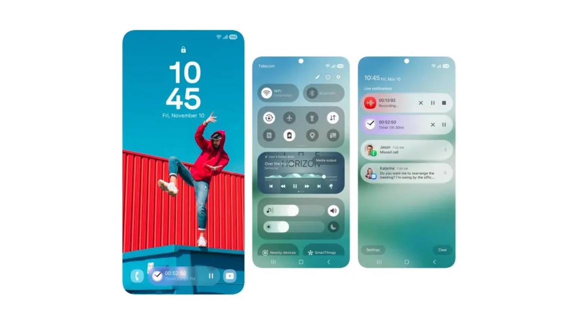 تصاویر منتسب به one ui 7