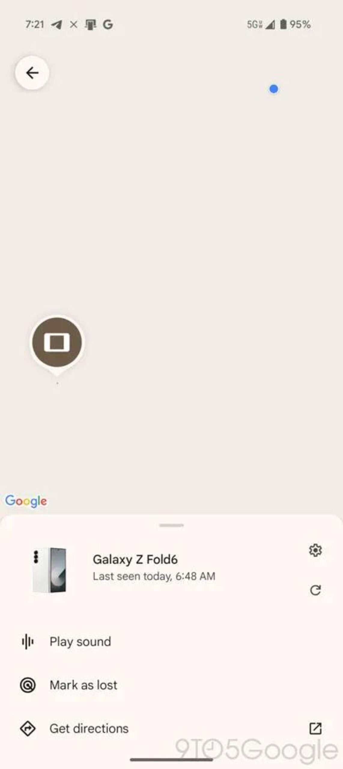 نمایش موقعیت مکانی دوستان در Find My Device اندروید