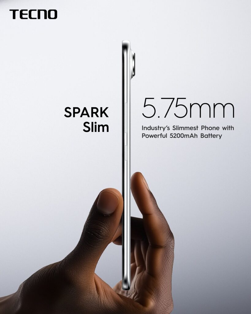مشخصات Tecno Spark Slim؛ باریکترین گوشی جهان