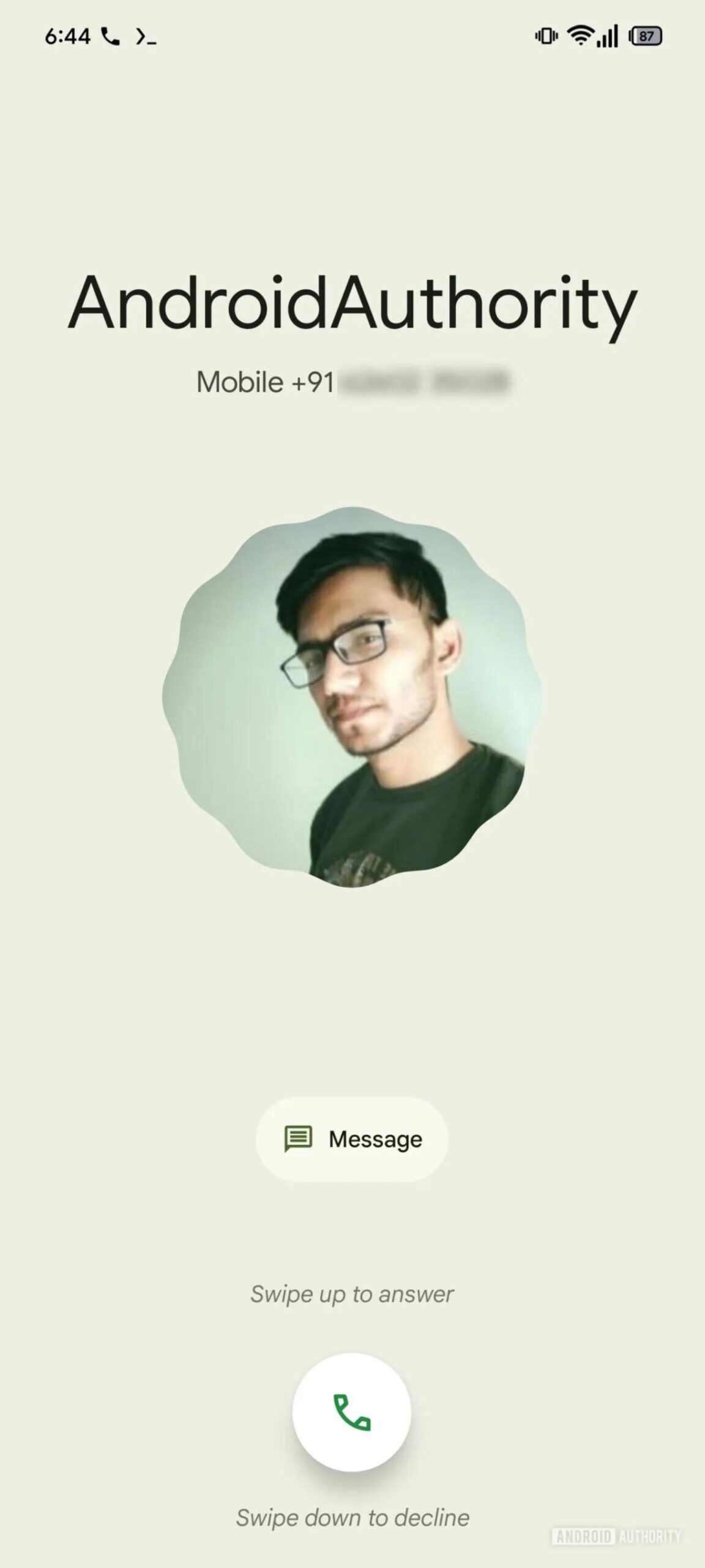 طراحی جدید اپلیکیشن تماس اندروید