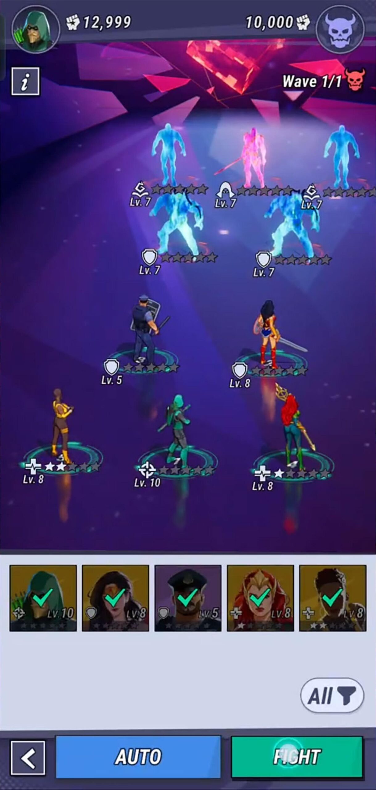 بازی موبایل DC: Dark Legion