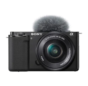 دوربین عکاسی بدون آیینه سونی مدل ZV-E10 با لنز 16-50 دوربین عکاسی بدون آیینه سونی مدل ZV-E10 با لنز 16-50