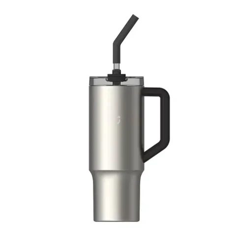فلاسک ضد زنگ 1 لیتری شیائومی مدل Xiaomi Mijia Straw Cup 1L Stainless Steel