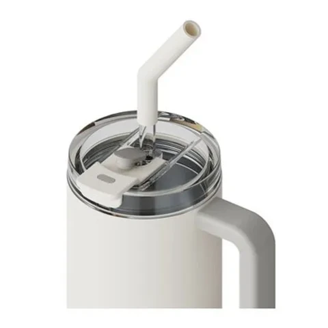 فلاسک ضد زنگ 1 لیتری شیائومی مدل Xiaomi Mijia Straw Cup 1L Stainless Steel
