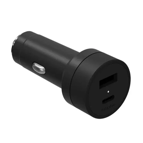 شارژر فندکی 42 وات موفی مدل dual USB-C+USB-A