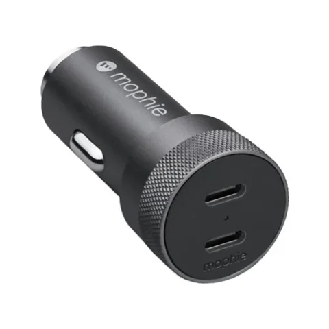 شارژر فندکی 40 وات موفی مدل dual USB-C شارژر فندکی 40 وات موفی مدل dual USB-C