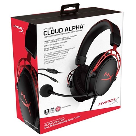 هدست گیمینگ باسیم هایپر ایکس مدل Cloud ALPHA