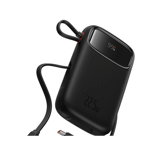 پاوربانک Baseus مدل QPow2 Dual Cable ظرفیت 20000 میلی‌آمپر