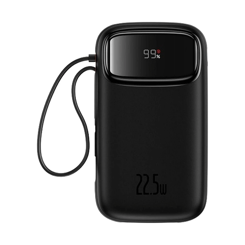 پاوربانک Baseus مدل QPow2 Dual Cable ظرفیت 20000 میلی‌آمپر