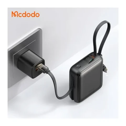 پاوربانک مک دودو مدل MC-2550 LED Display Version ظرفیت 10000 میلی‌آمپر ساعت