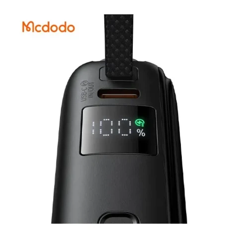 پاوربانک مک دودو مدل MC-2550 LED Display Version ظرفیت 10000 میلی‌آمپر ساعت