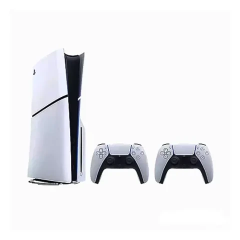 کنسول بازی سونی مدل PLAYSTATION 5 SLIM STANDARD ظرفیت 1 ترابایت ریجن 2016 EUROPA + به همراه دسته ی اضافه DUAL SENSE 5