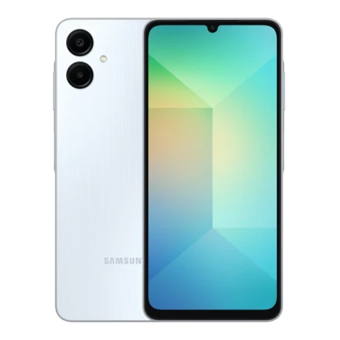 گوشی موبایل سامسونگ مدل Galaxy A06 دو سیم کارت ظرفیت 128 گیگابایت و رم 4 گیگابایت 5g گوشی موبایل سامسونگ مدل Galaxy A06 دو سیم کارت ظرفیت 128 گیگابایت و رم 4 گیگابایت 5g