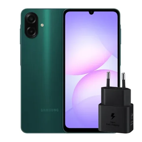 گوشی موبایل سامسونگ مدل Galaxy A07 دو سیم کارت ظرفیت 128گیگابایت و رم 6 گیگابایت به همراه آدابتور
