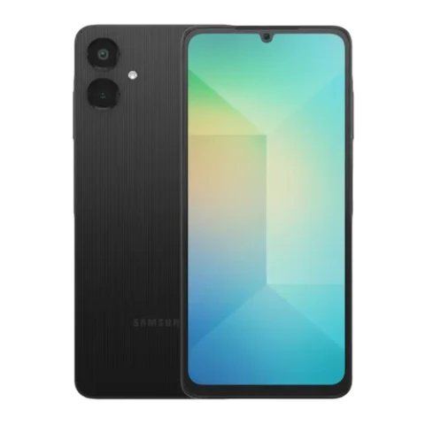 گوشی موبایل سامسونگ مدل Galaxy A06 دو سیم کارت ظرفیت 64 گیگابایت و رم 4 گیگابایت 5G گوشی موبایل سامسونگ مدل Galaxy A06 دو سیم کارت ظرفیت 64 گیگابایت و رم 4 گیگابایت 5G