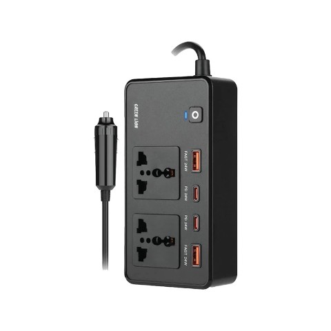 مبدل برق خودرو گرین لاین مدلCG-200 Car inverter
