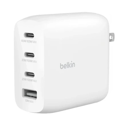 شارژر 112 وات 4 پورت بلکین BoostCharge GaN  مدل WCH017