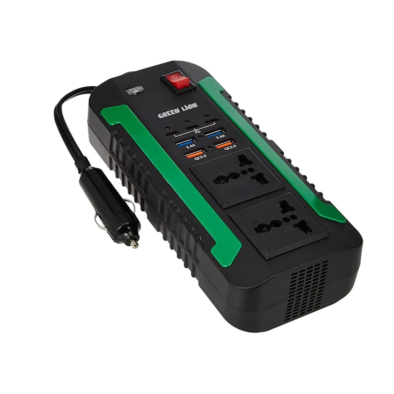 مبدل برق خودرو گرین لاین مدل spark 300