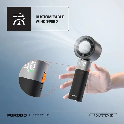 پنکه دستی پرودو مدل HANDHELD TURBO FAN