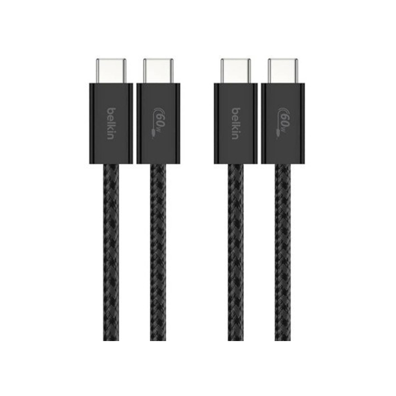 کابل 2 عددی 1.5 متری دو سر USB-C بلکین مدل Belkin Boostcharge 60W