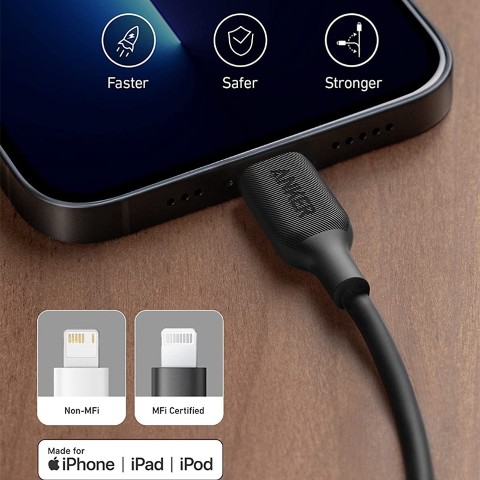 کابل شارژ آیفون 1 متری انکر مدل PowerLine III