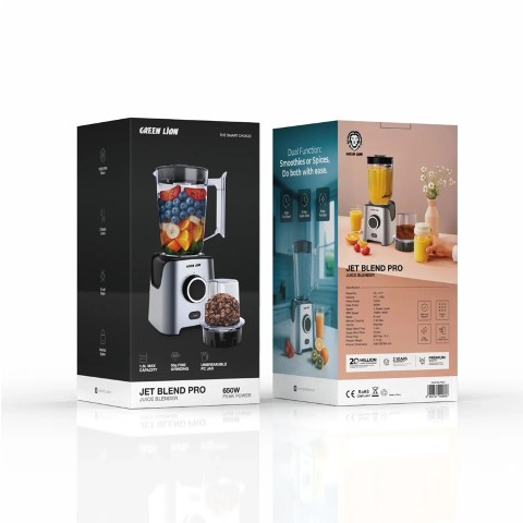 مخلوطکن حرفهای گرینلاین Green Lion Jet Blend Pro Juice Blender مدل GL-JB 650 مخلوطکن حرفهای گرینلاین Green Lion Jet Blend Pro Juice Blender مدل GL-JB 650
