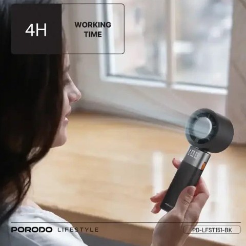 فن دستی پرودو مدل Porodo Lifestyle Handheld Turbo Fan فن دستی پرودو مدل Porodo Lifestyle Handheld Turbo Fan