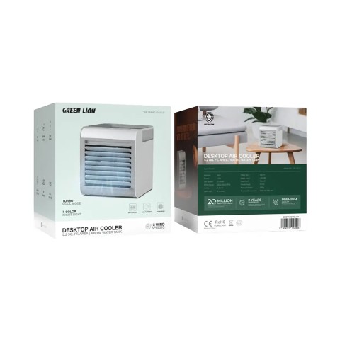 کولر آبی رومیزی گرین لاین مدل GNDTARCOOLGY ا Green Lion Desktop Air Cooler 400mL کولر آبی رومیزی گرین لاین مدل GNDTARCOOLGY ا Green Lion Desktop Air Cooler 400mL