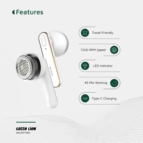 پرزگیر لباس گرین لاین مدل Green Lion Lint Y Lint Remover GNLINTYWH پرزگیر لباس گرین لاین مدل Green Lion Lint Y Lint Remover GNLINTYWH