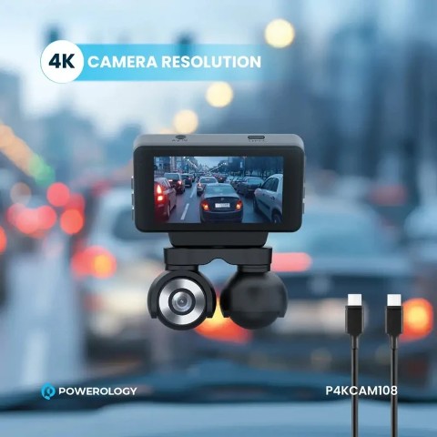 دوربین ثبت وقایع خودرو پاورولوژی مدل P4KCAM108 دوربین ثبت وقایع خودرو پاورولوژی مدل P4KCAM108