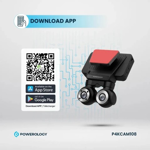 دوربین ثبت وقایع خودرو پاورولوژی مدل P4KCAM108 دوربین ثبت وقایع خودرو پاورولوژی مدل P4KCAM108