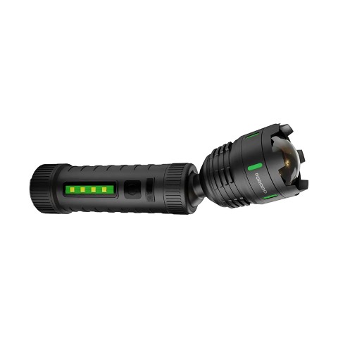 چراغ قوه لیزری چندرنگ Porodo Orbit با پاوربانک 5000mAh و چرخش 360 درجه چراغ قوه لیزری چندرنگ Porodo Orbit با پاوربانک 5000mAh و چرخش 360 درجه