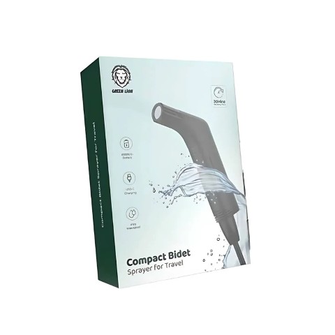 دوش قابل حمل گرین لاین مدل Green Lion Compact Bidet GNCMTBDTSPYBK دوش قابل حمل گرین لاین مدل Green Lion Compact Bidet GNCMTBDTSPYBK