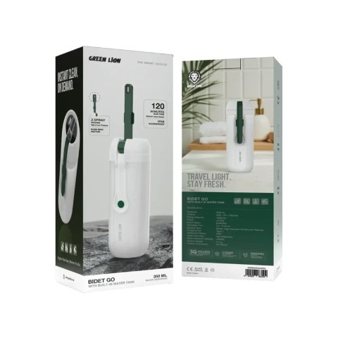 دستگاه شستوشوی همراه گرین لاین مدل Green Lion Bidet Go with دستگاه شستوشوی همراه گرین لاین مدل Green Lion Bidet Go with