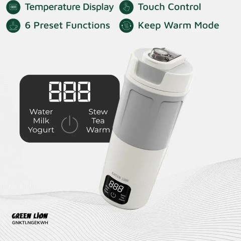 کتری برقی قابلحمل گرین لاین مدل Green Lion Kettle & Go ظرفیت 600 میلیلیتر کتری برقی قابلحمل گرین لاین مدل Green Lion Kettle & Go ظرفیت 600 میلیلیتر