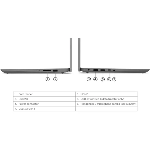 لپ‌تاپ 15.6 اینچی لنوو مدل N 4500 IDEAPAD 1 با ظرفیت حافظه ی 512 گیگابایت و ظرفیت رم 16 گیگ