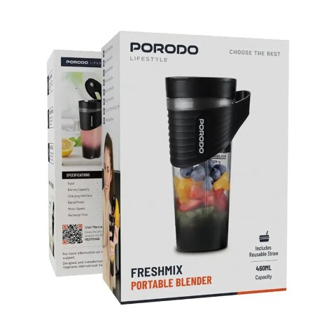 مخلوطکن قابل حمل پرودو Porodo FreshMix Portable Blender مخلوطکن قابل حمل پرودو Porodo FreshMix Portable Blender