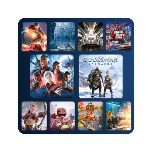 	 اکانت بازی 10 عددی ps5  (10 عدد انتخابی)