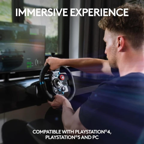 فرمان بازی لاجیتک مدل G29 Driving Force مخصوص PS4 - PS5 - PC