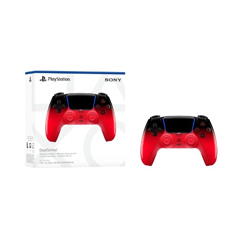 دسته بازی سونی مدل DUALSENSE TECHNO RED  مناسب برای PS5