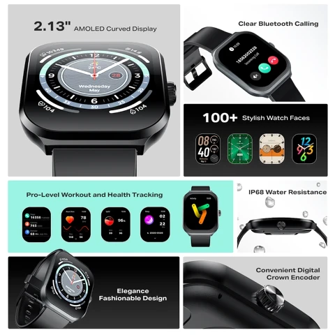 ساعت هوشمند اینفینیکس مدل INFINIX XWATCH 3 PLUS XW3P ساعت هوشمند اینفینیکس مدل INFINIX XWATCH 3 PLUS XW3P