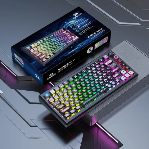 کیبورد بی سیم مکانیکال گیمینگ ردراگون K732MC RGB PRO کیبورد بی سیم مکانیکال گیمینگ ردراگون K732MC RGB PRO