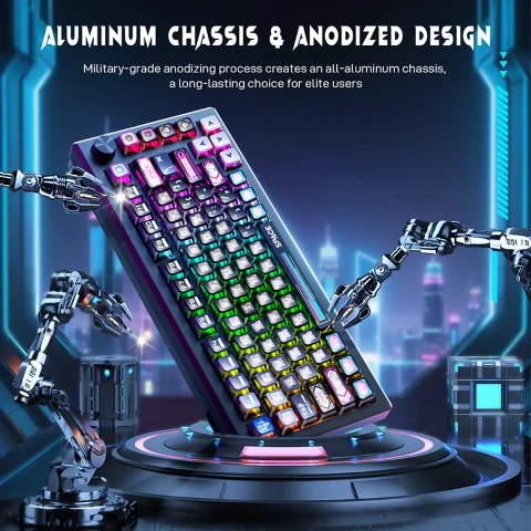 کیبورد بی سیم مکانیکال گیمینگ ردراگون K732MC RGB PRO کیبورد بی سیم مکانیکال گیمینگ ردراگون K732MC RGB PRO
